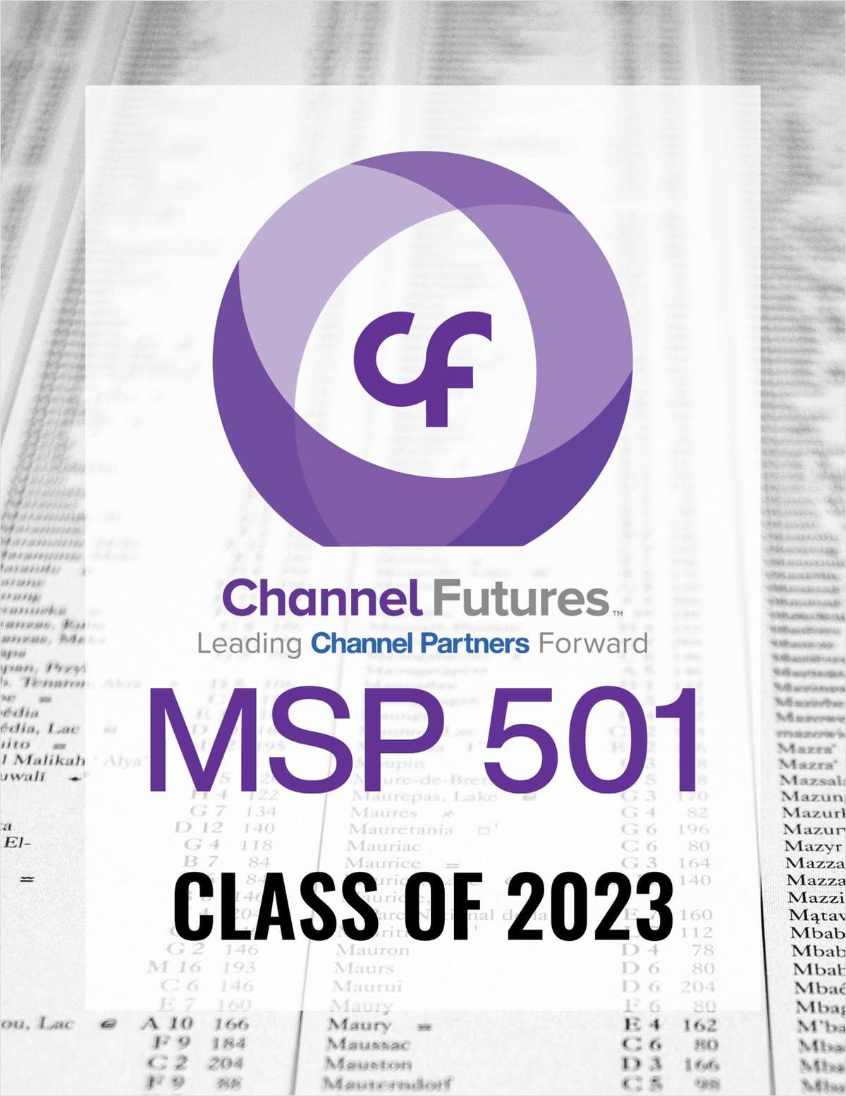 Channel Futures MSP 501 2023 Rankings - Get Notified