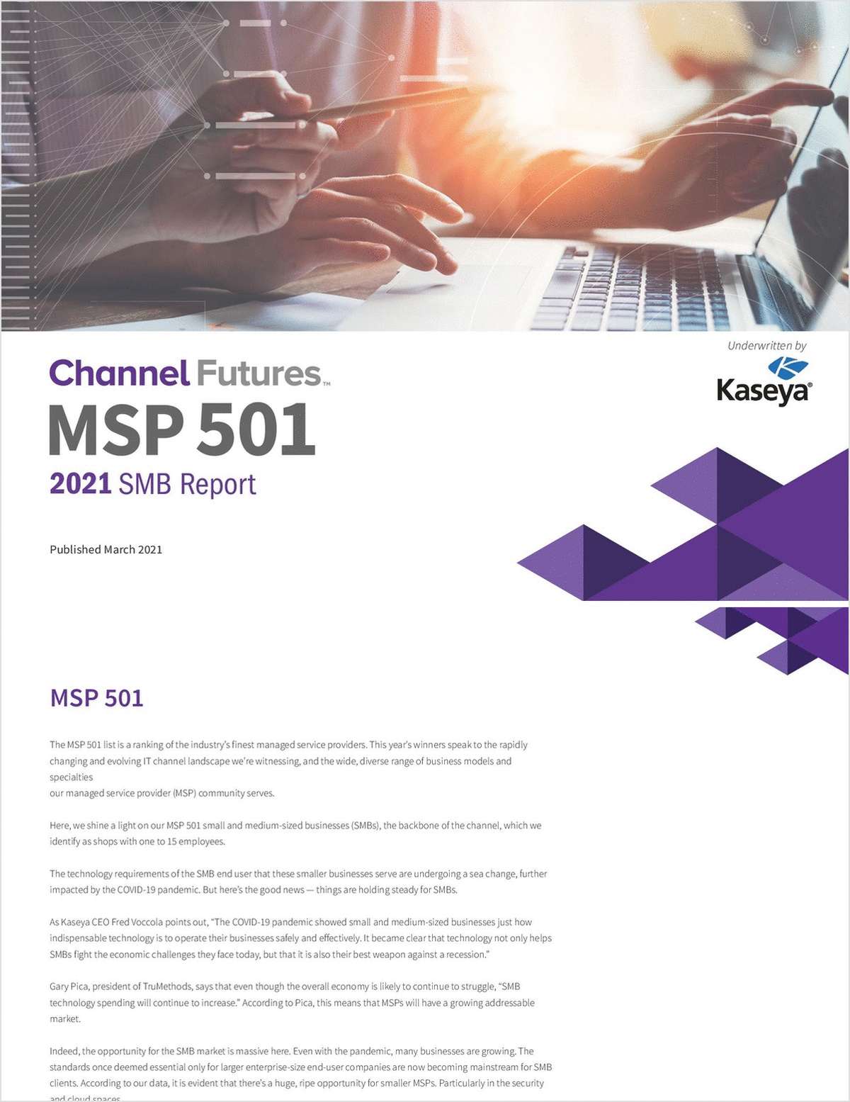 Opportunities Ripe for Smaller MSPs: MSP 501 SMB Report
