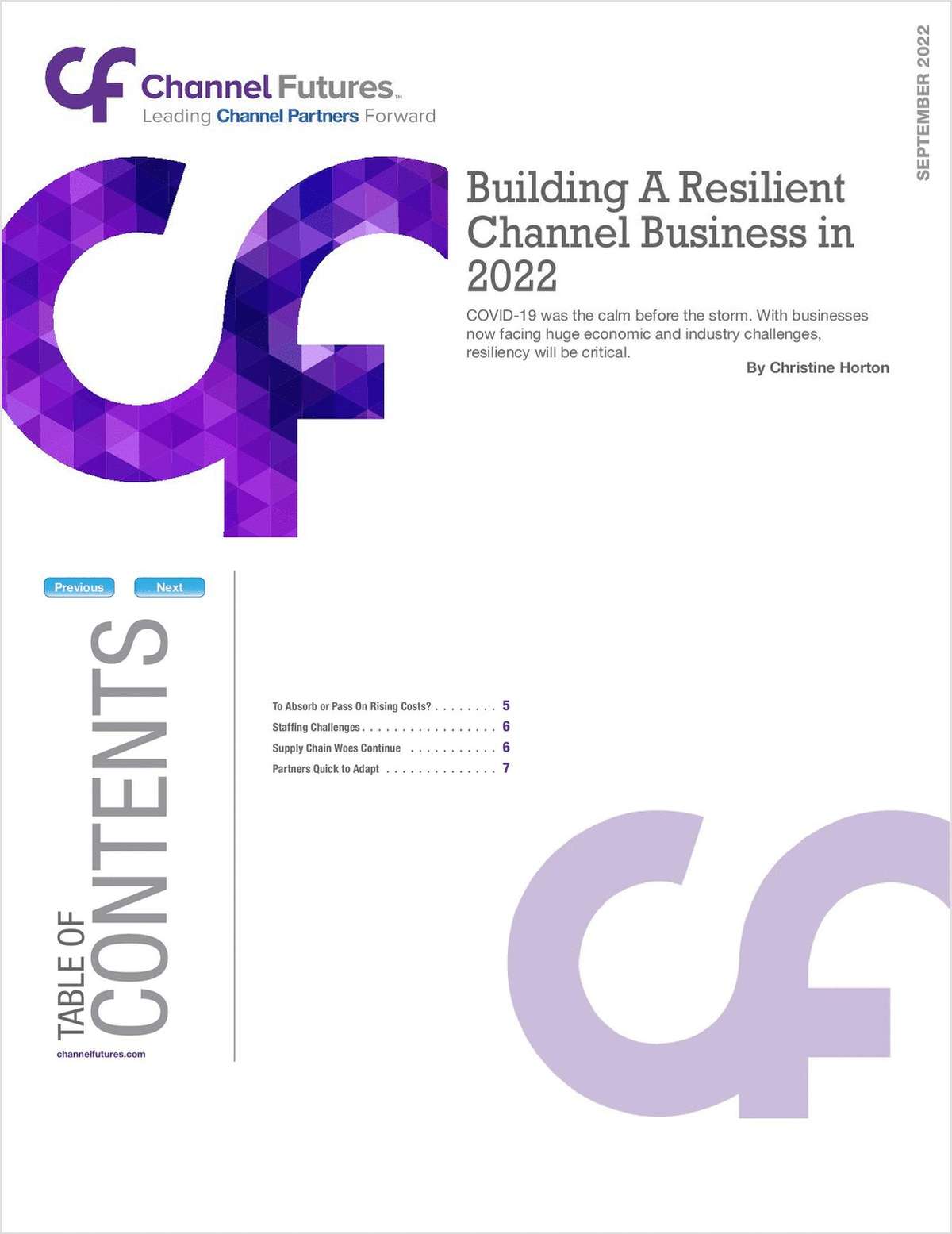 Building a Resilient Channel Business in 2022