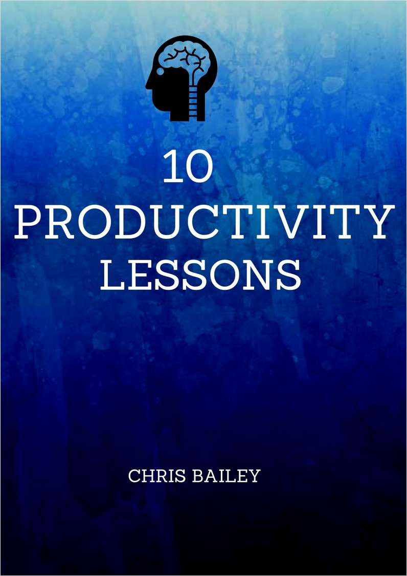 10 Productivity Lessons