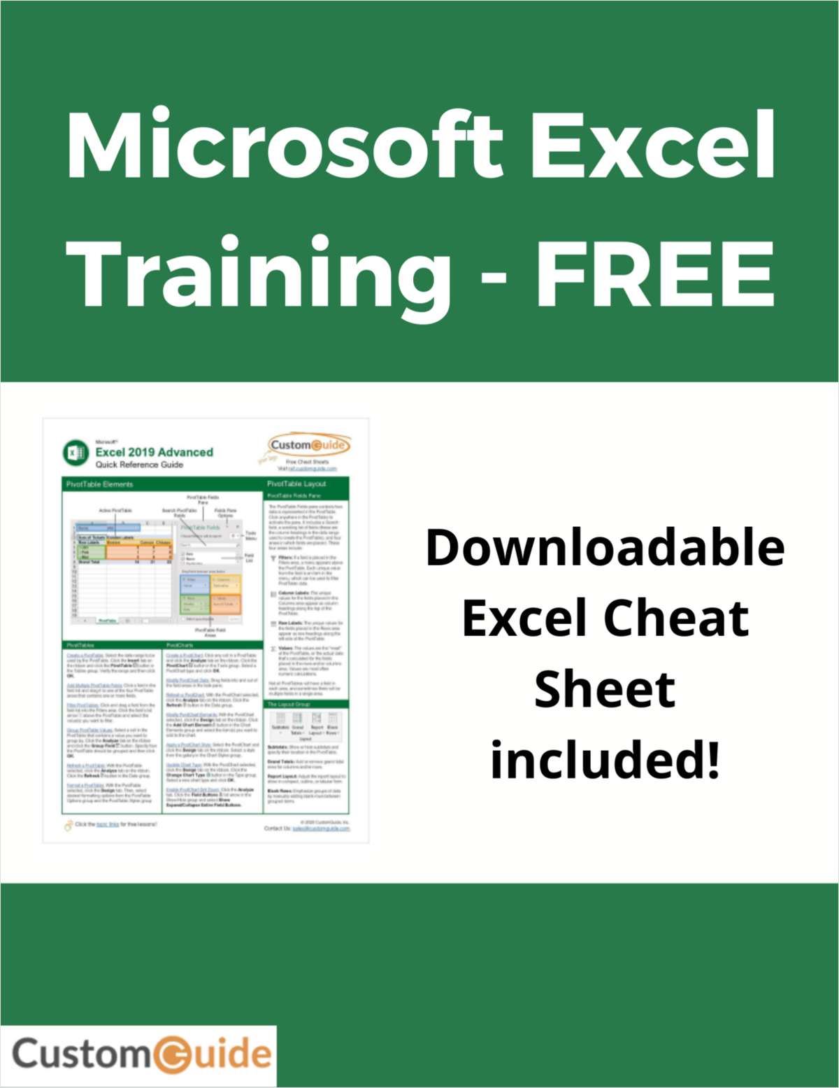 Microsoft Excel Training Course - FREE