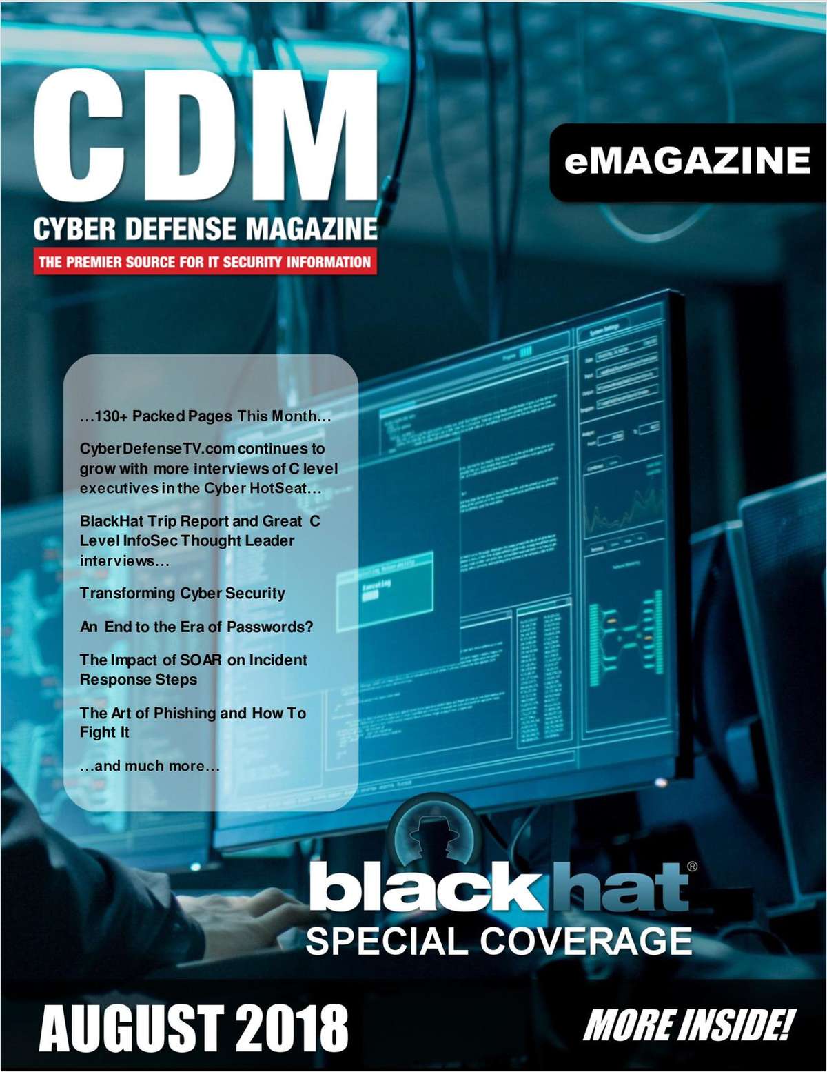Cyber Defense eMagazine - BlackHat Special Coverage - August 2018 Edition