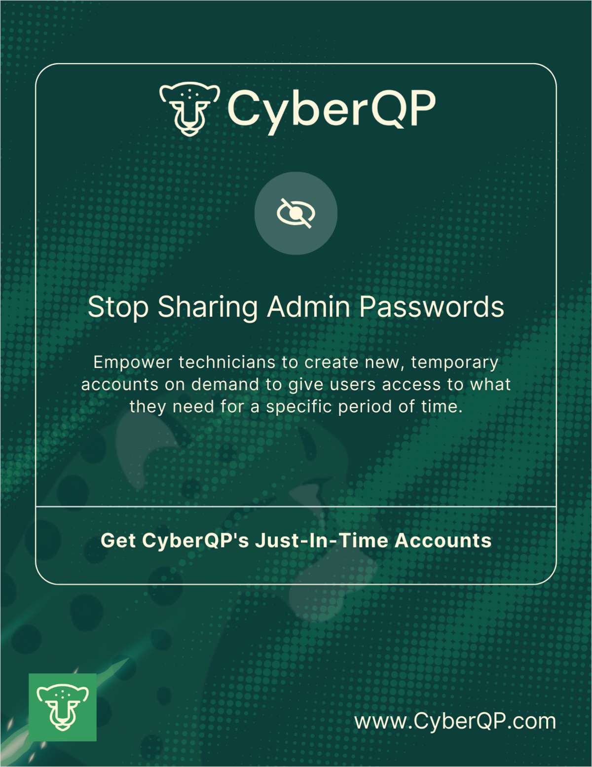 Stop Sharing Admin Passwords!
