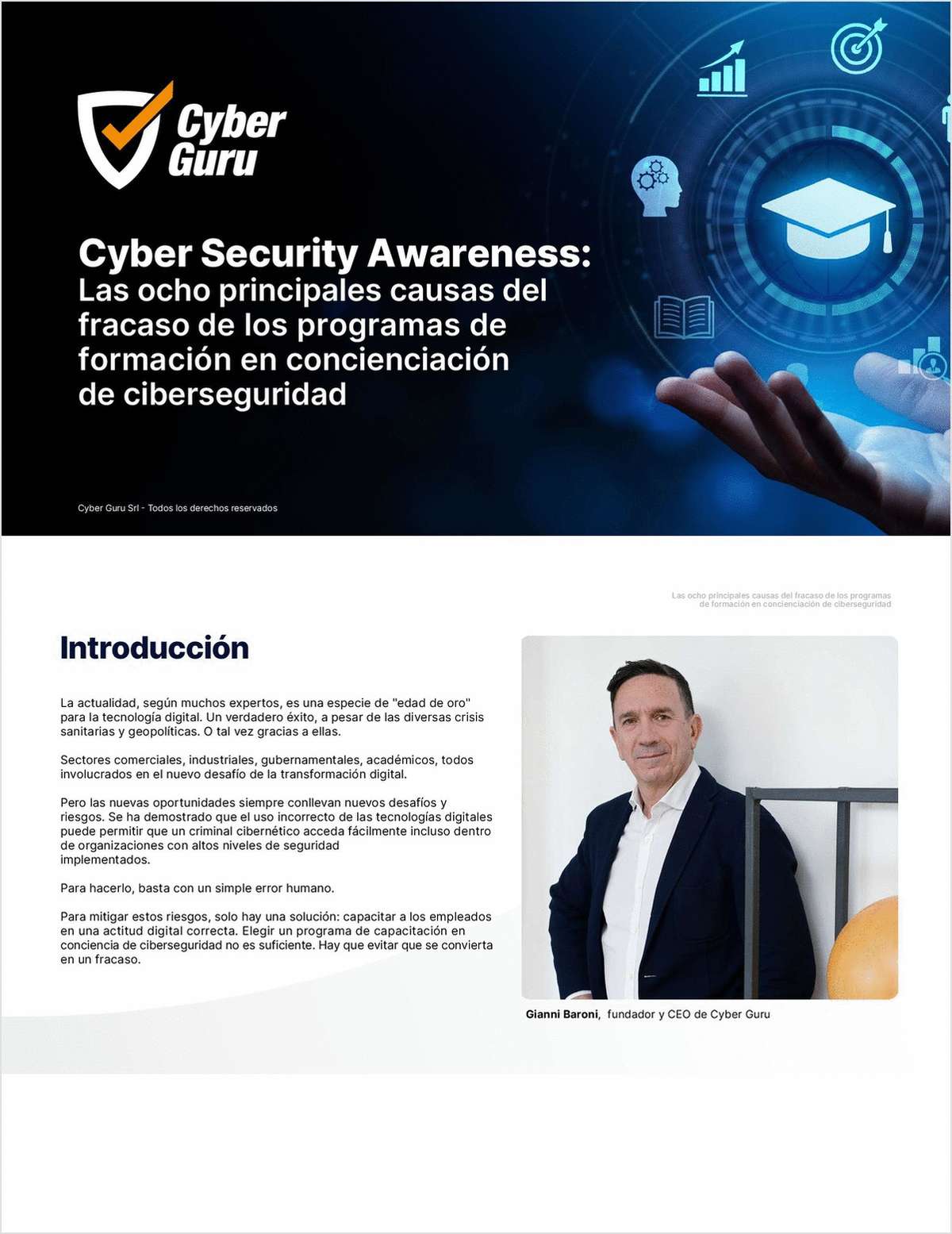 Las ocho principales causas del fracaso de los programas de formación en concienciación de ciberseguridad