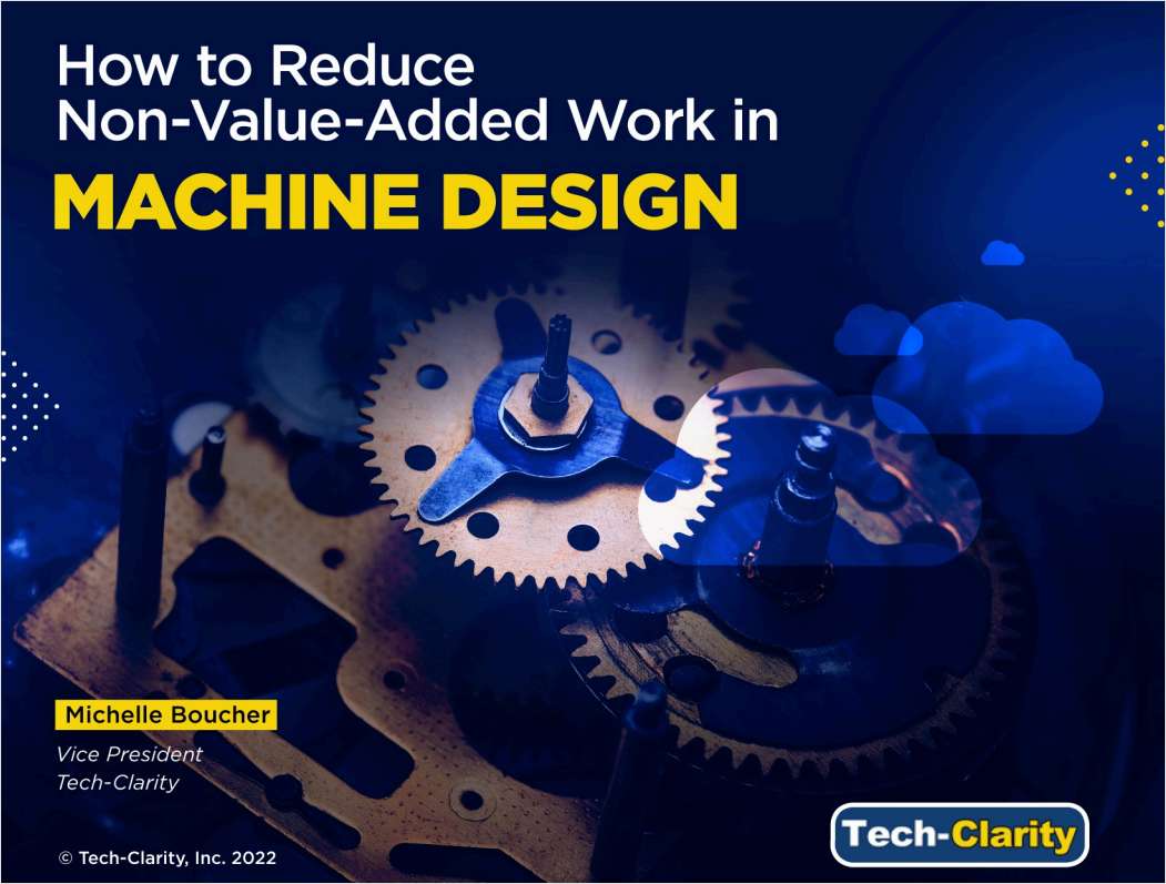 How to Reduce Non-Value-Added Work in Machine Design