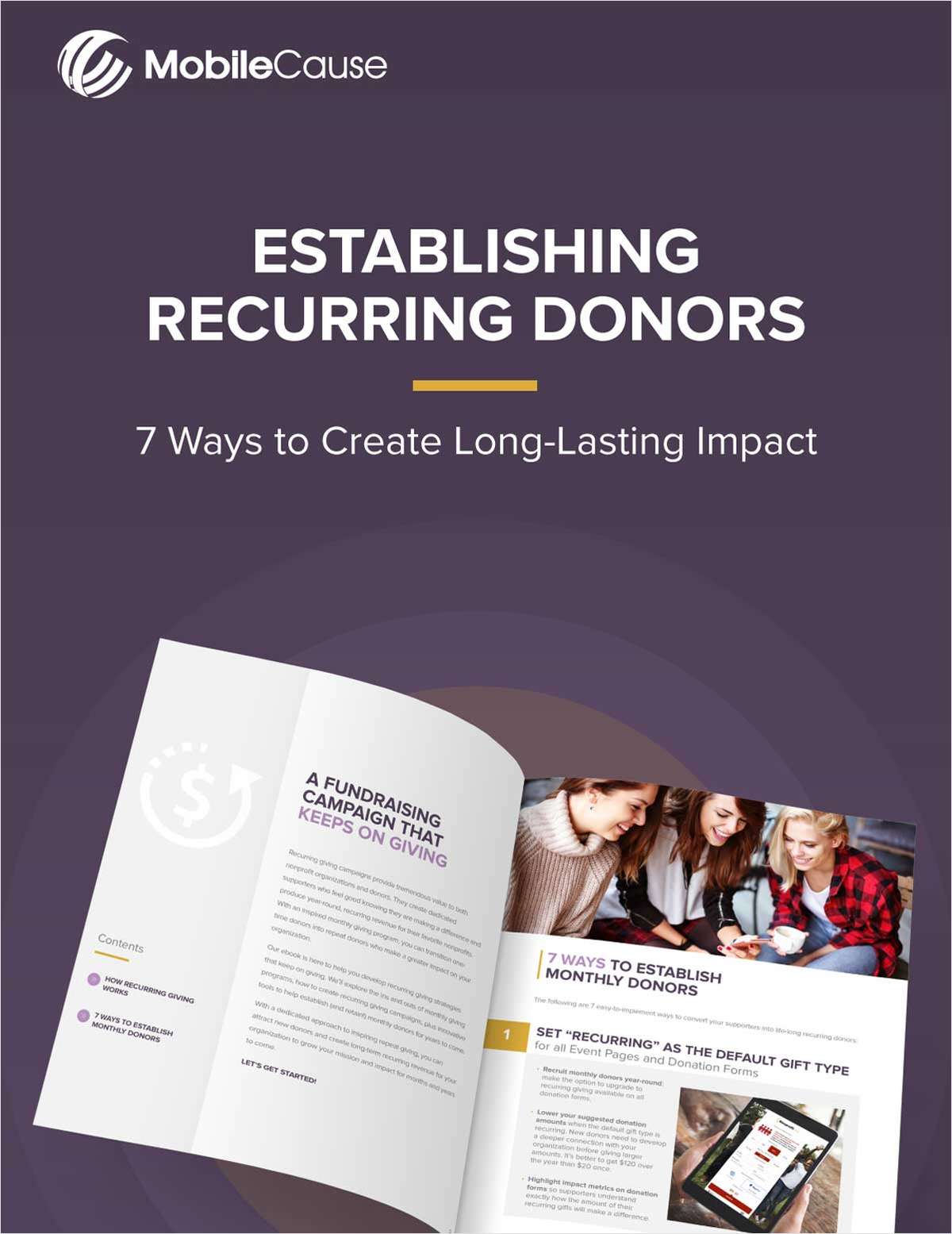 Establishing Recurring Donors: 7 Ways to Create Long-Lasting Impact