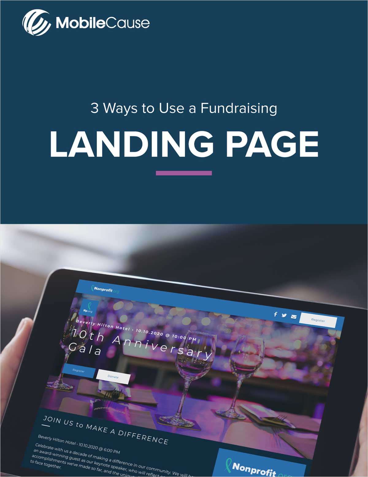 3 Ways to Use a Fundraising Landing Page