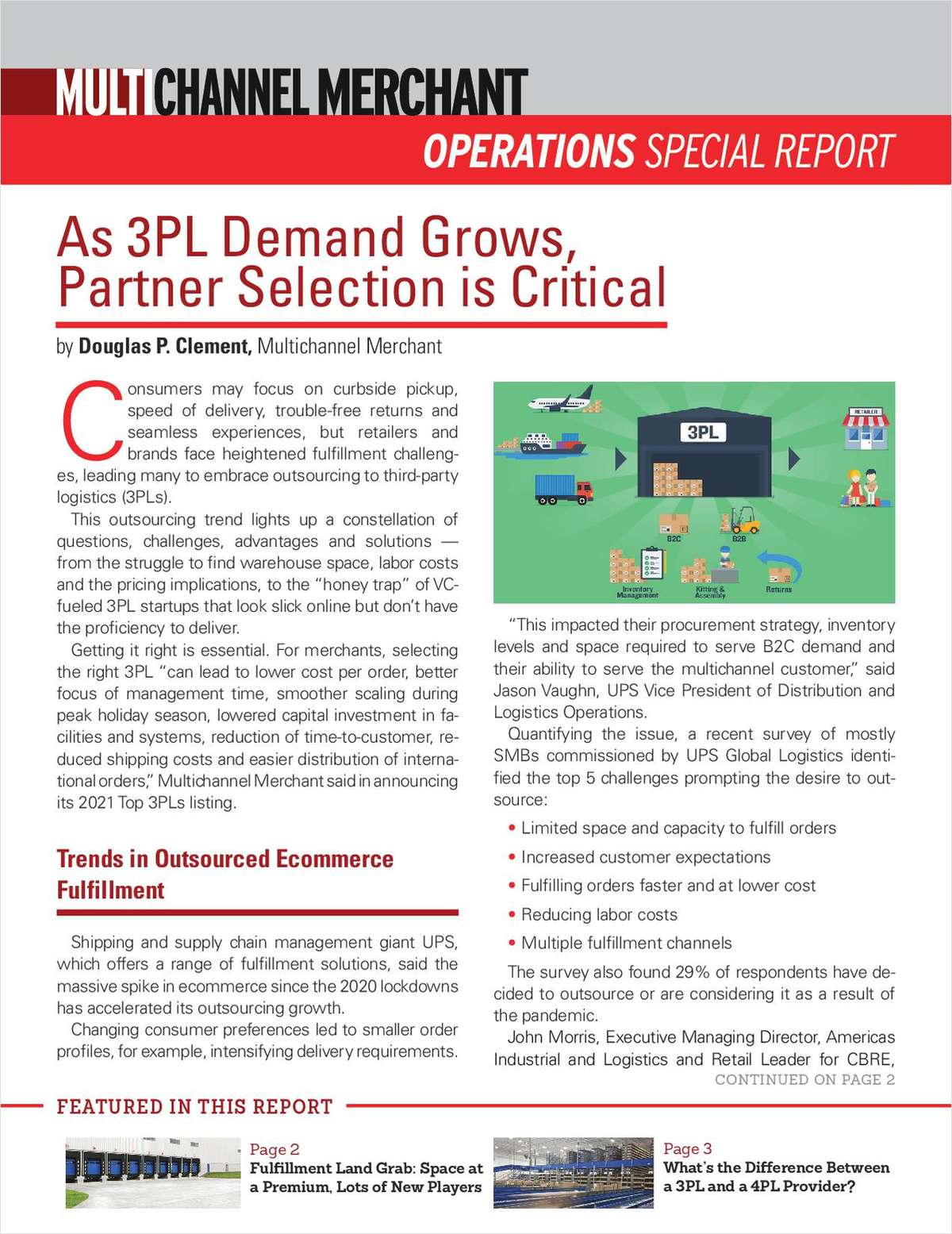 As 3PL Demand Grows, Partner Selection is Critical
