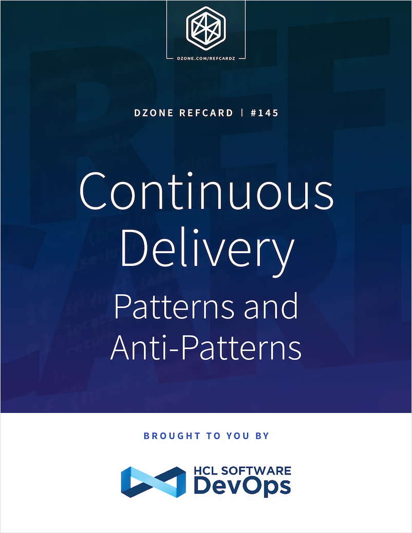 Continuous Delivery Patterns and Anti-Patterns