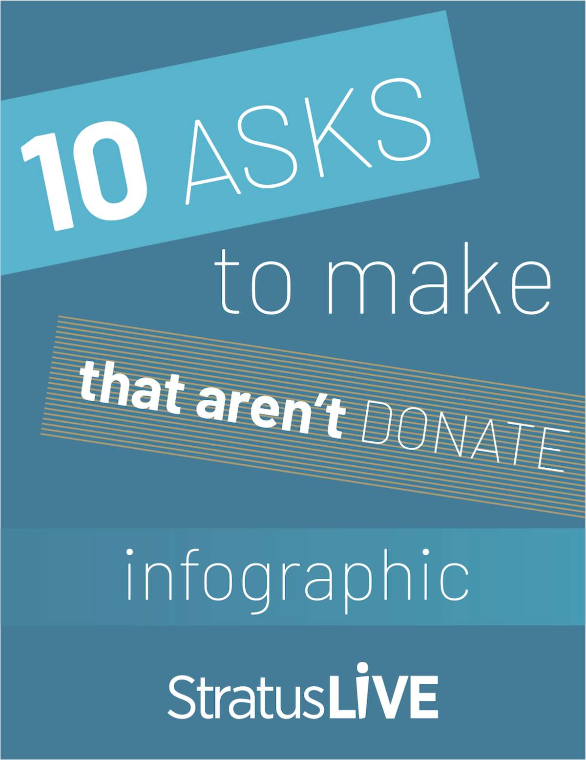Infographic: 10 Asks to Make that Aren't Donate