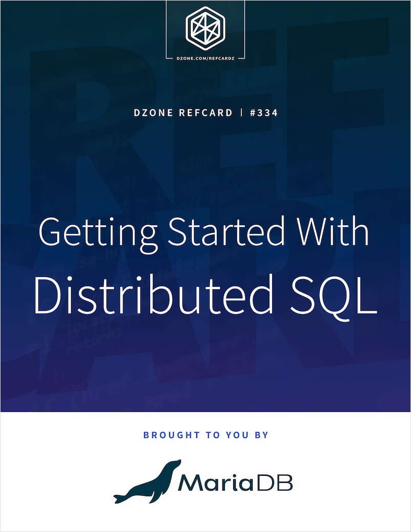 Getting Started With Distributed SQL