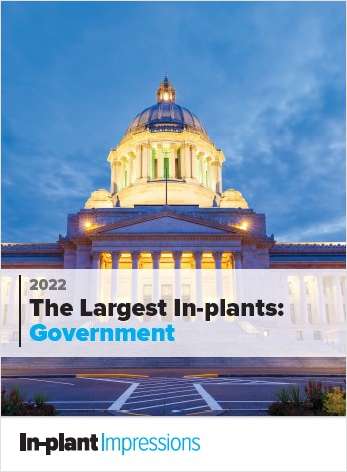 The Largest Government In-plants (2022)