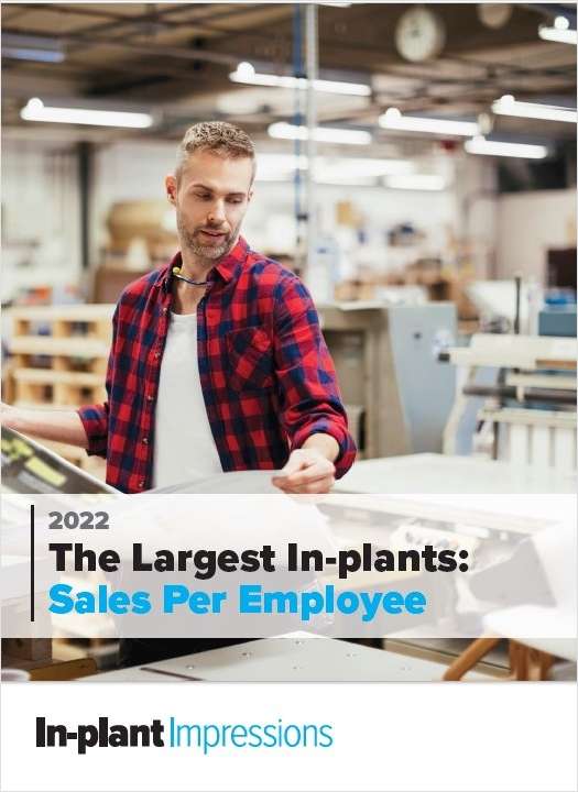 The Largest In-plants: Sales Per Employee (2022)