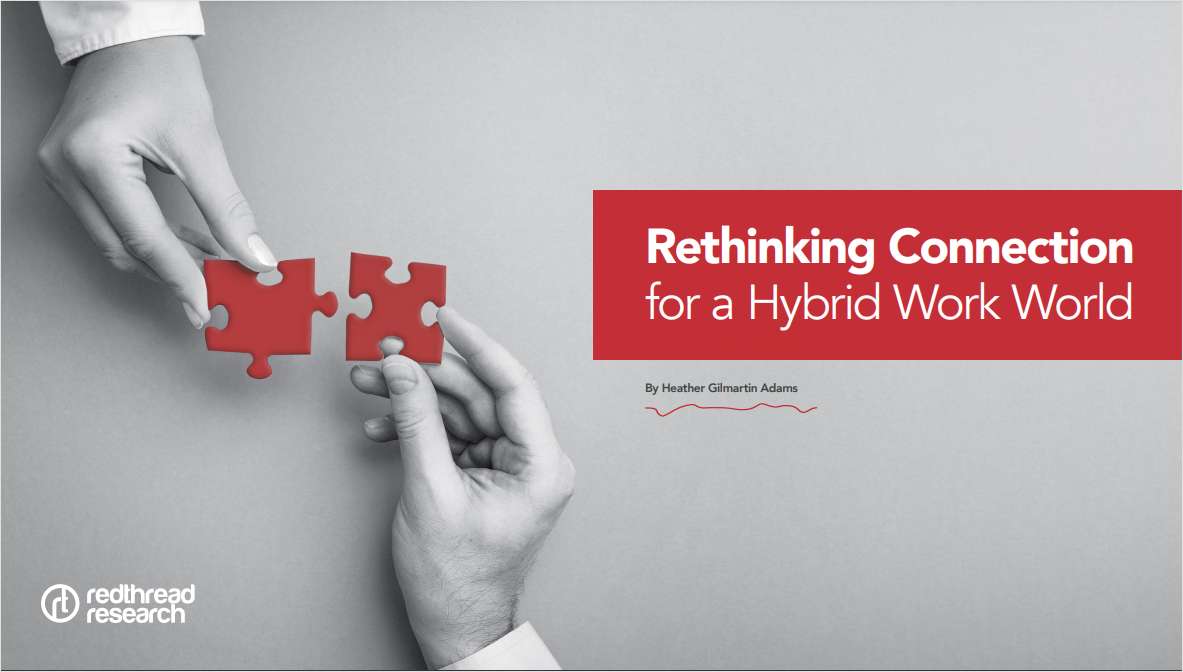 Connection and Hybrid Work