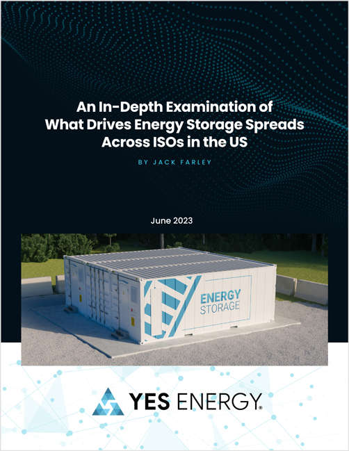Is there a clear link between growing renewable penetration and energy storage spreads?