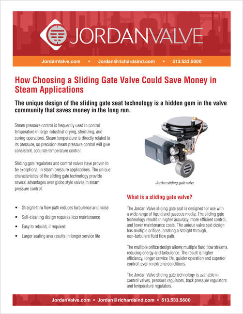 How Choosing a Sliding Gate Valve Could Save Money in Steam Applications