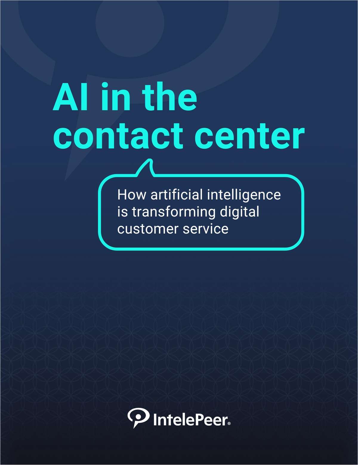 AI in the contact center