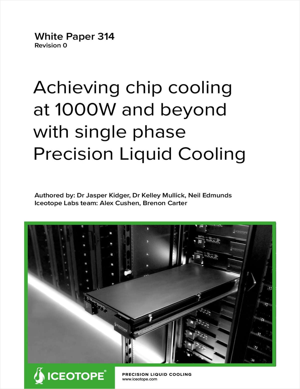 Achieving Chip Cooling at 1000W and Beyond with Single Phase Precision Liquid Cooling
