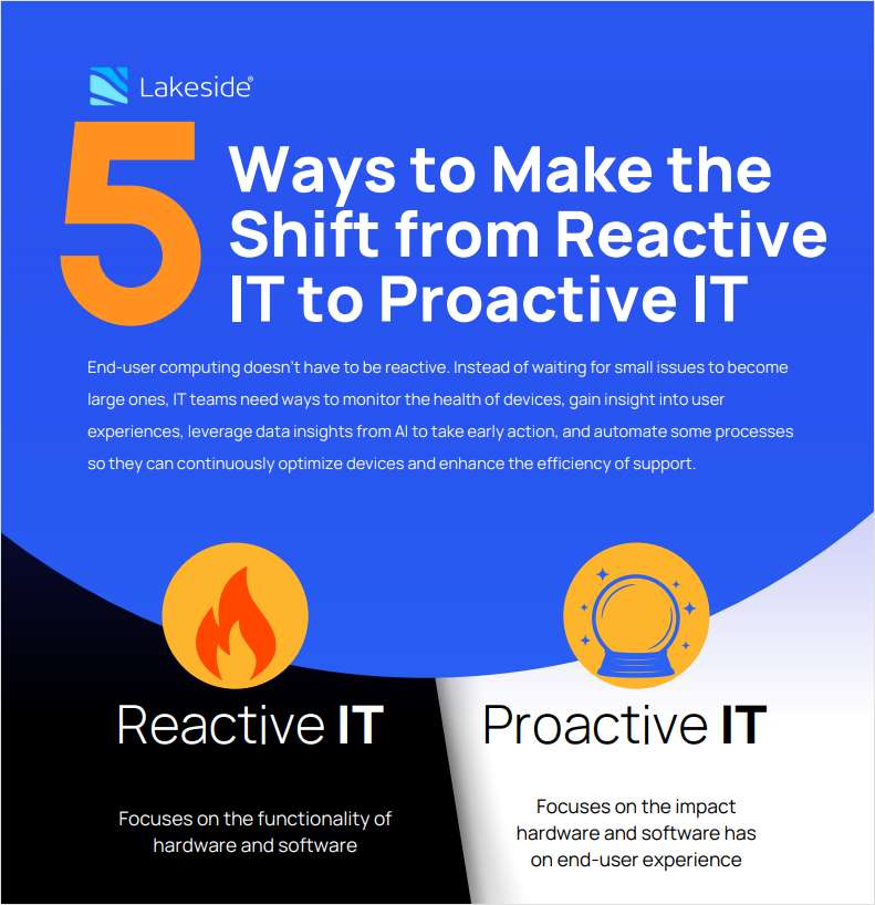 5 Ways to Make the Shift to Proactive IT