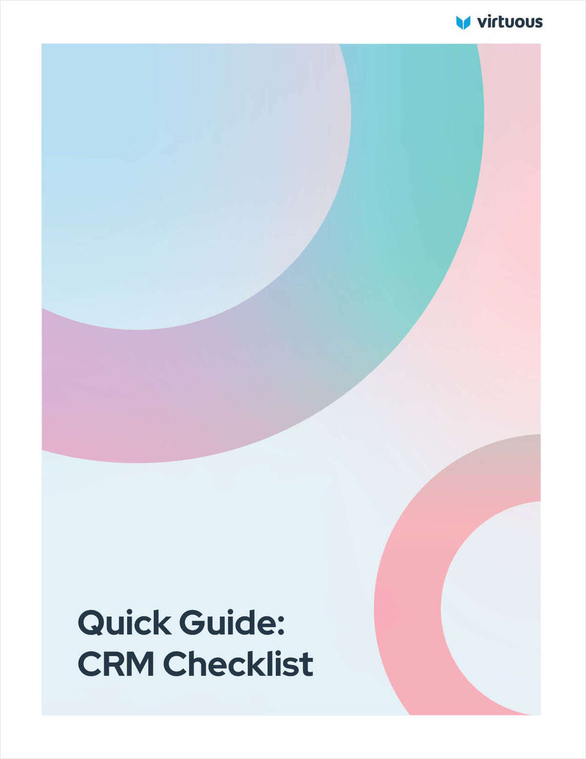 Nonprofit Quick Guide CRM Checklist