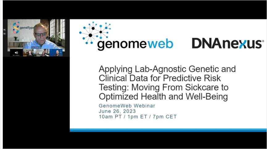 Applying Lab-Agnostic Genetic and Clinical Data for Predictive Risk Testing: Moving from Sickcare to Optimized Health and Well-Being