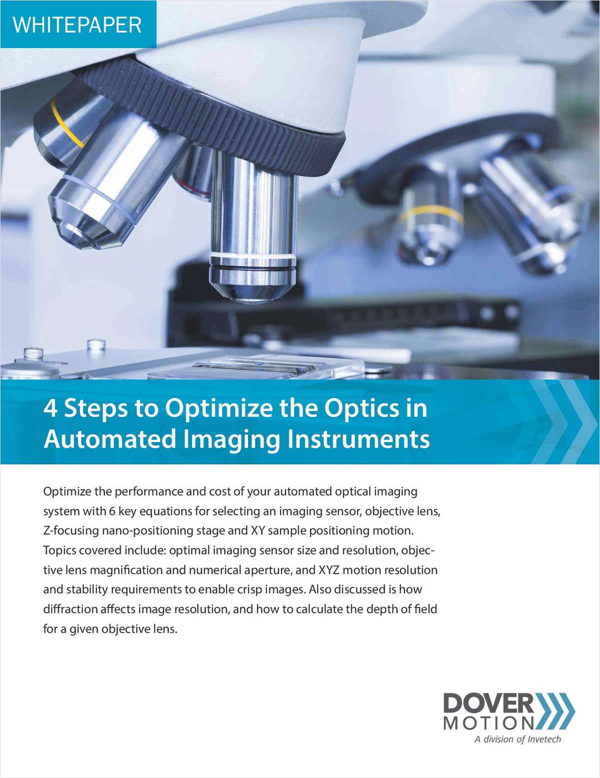 Four Steps to Optimize the Optics in Automated Imaging Instruments
