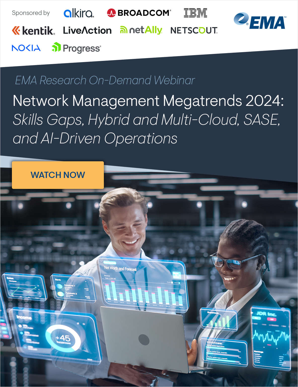 [On-Demand Research Webinar] Network Management Megatrends 2024: Skills Gaps, Hybrid and Multi-Cloud, SASE, and AI-Driven Operations
