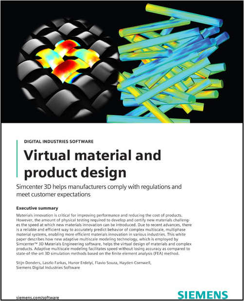 Virtual material development and modeling environment