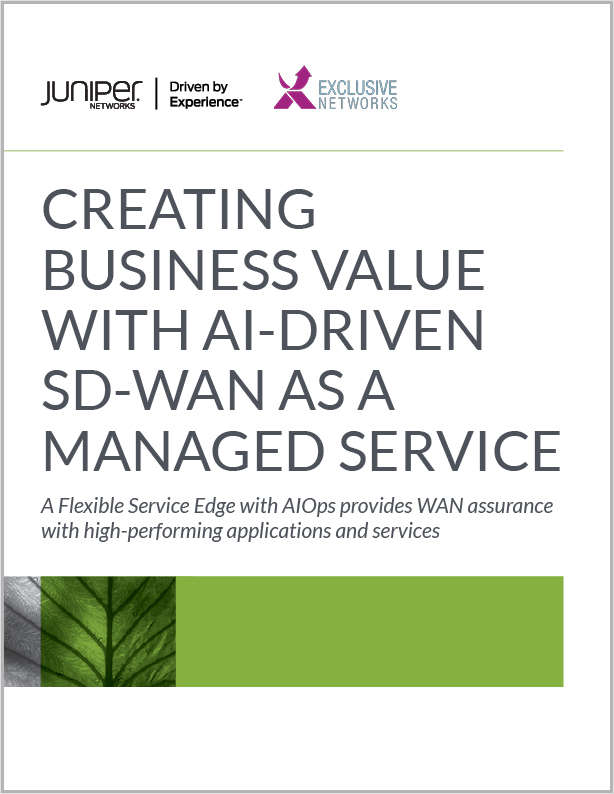 Creating Business Value with AI-Driven SD-WAN as a Managed Service