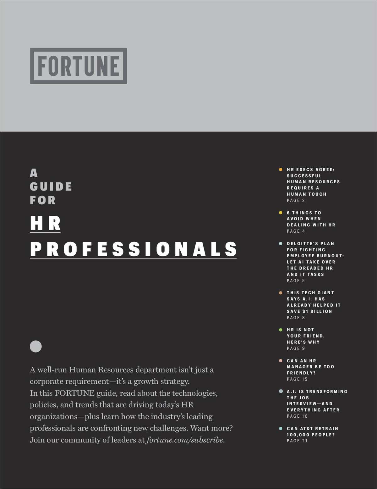 A Guide For HR Professionals