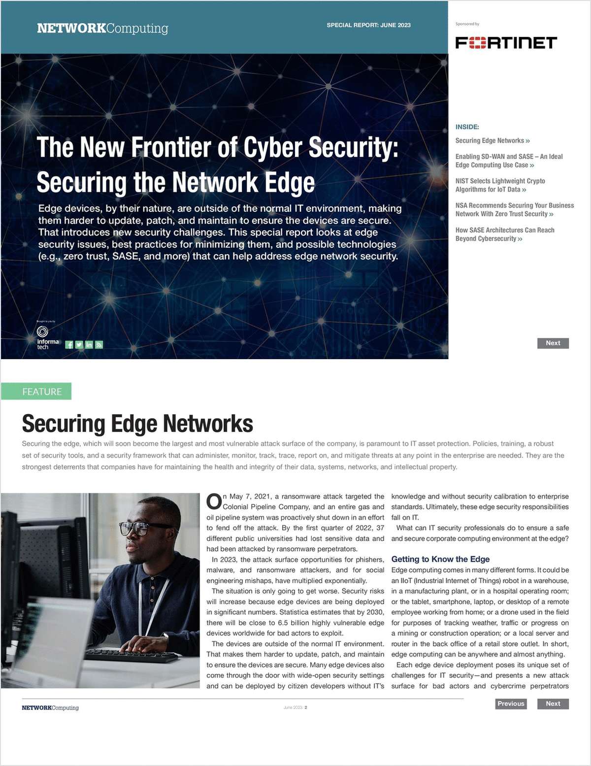 The New Frontier of Cyber Security: Securing the Network Edge