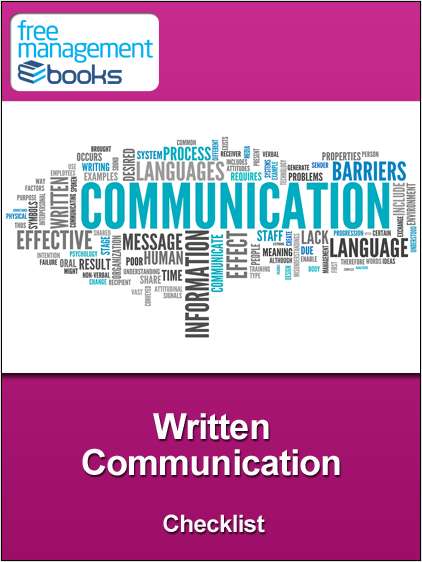 Written Communication Checklist