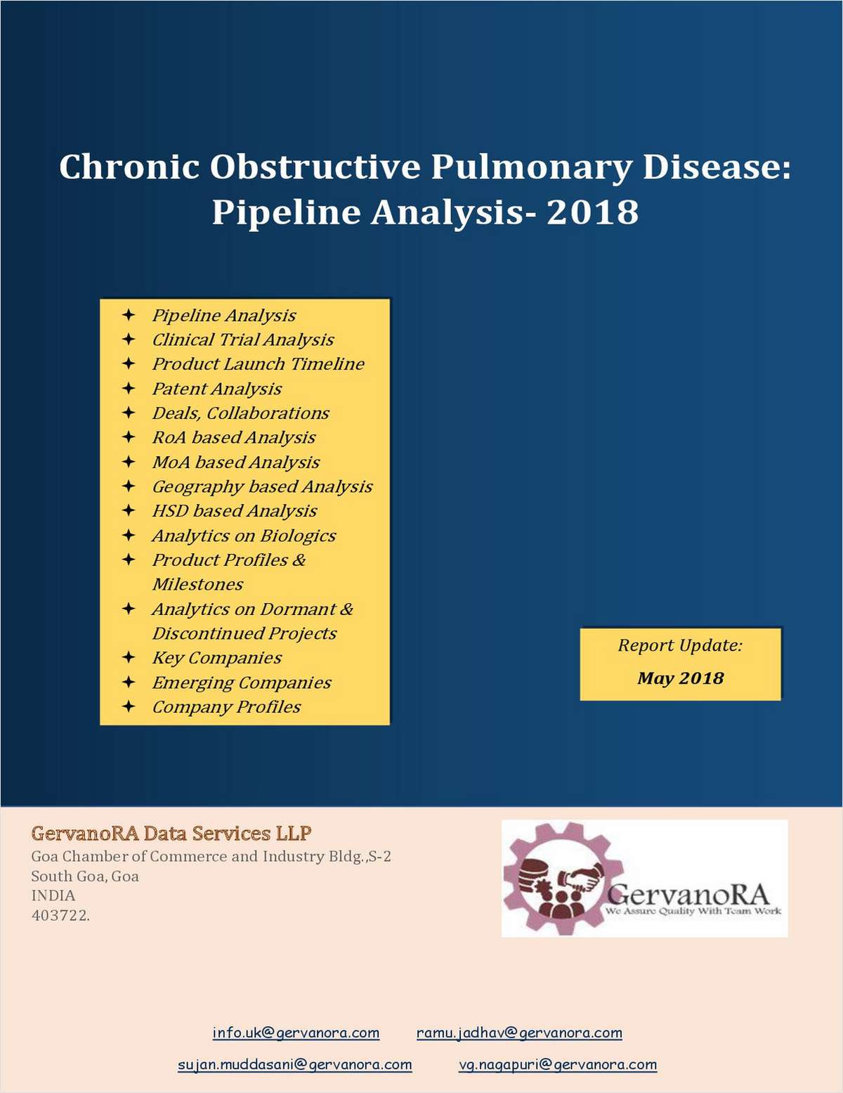 Chronic Obstructive Pulmonary Disease- Pipeline Analysis 2018