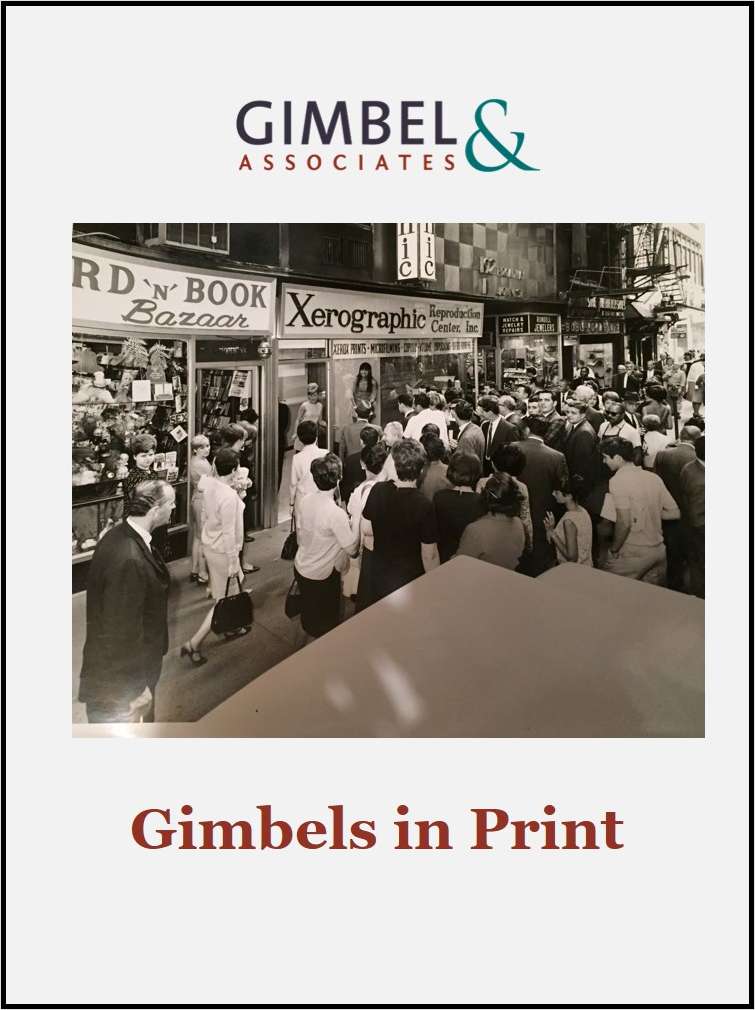 Gimbels in Print
