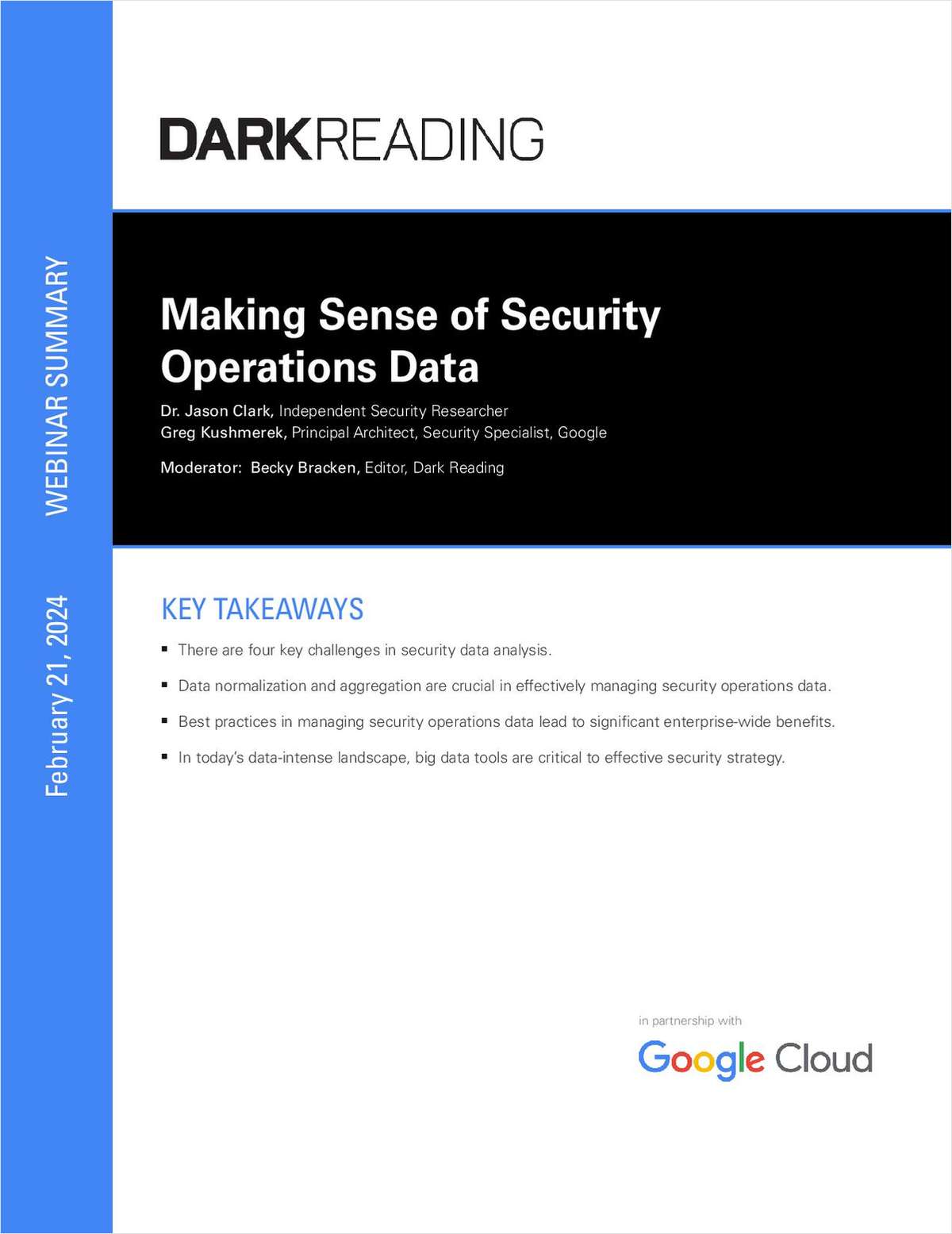 Making Sense of Security Operations Data