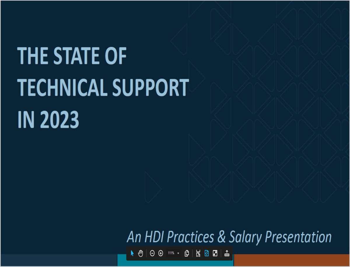 The State of Technical Support 2023