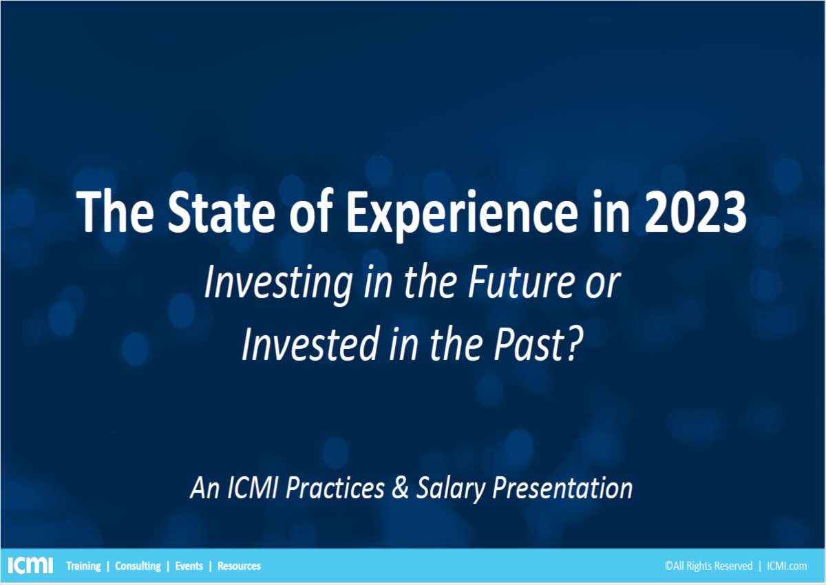 The State of Experience in 2023