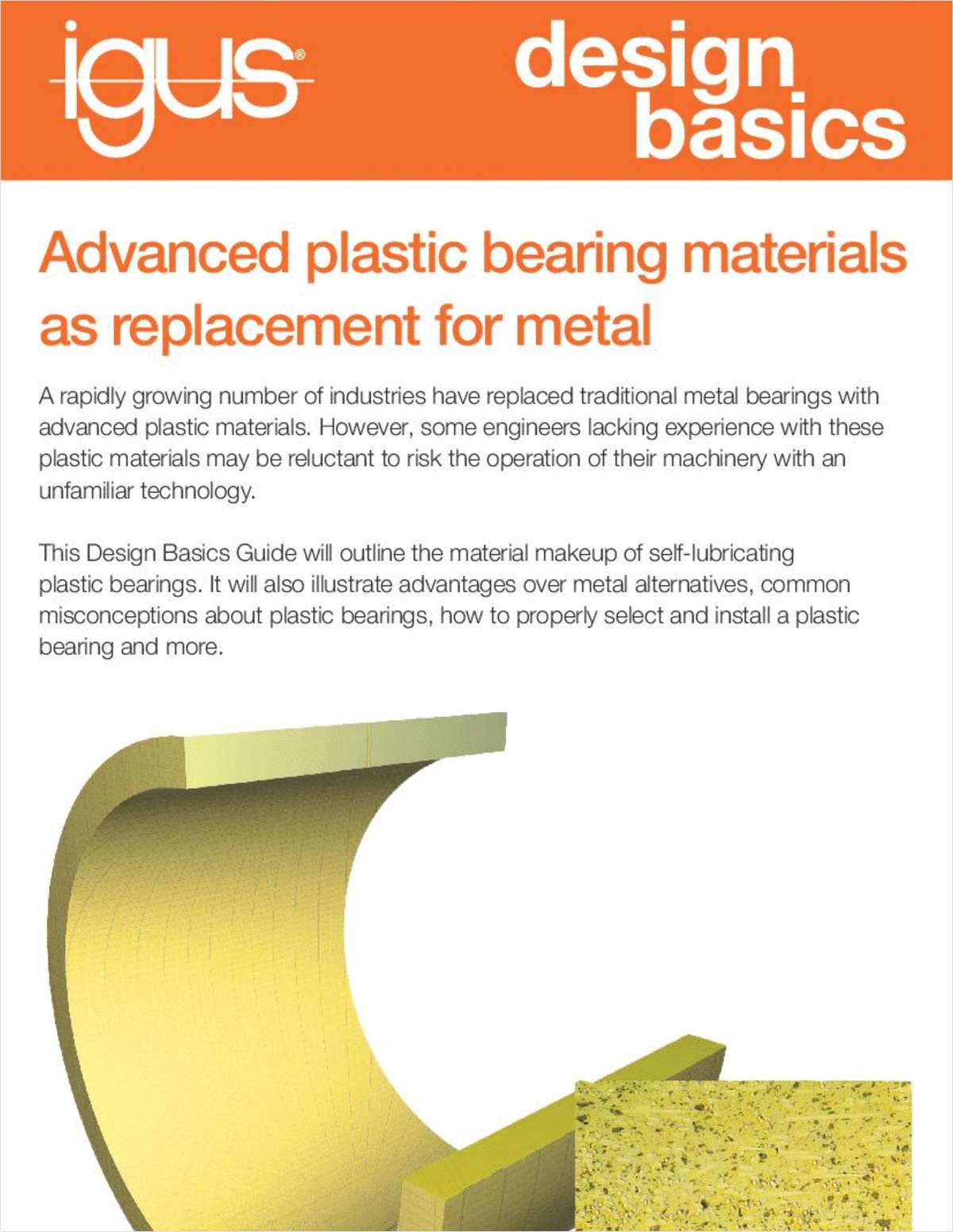 Advanced plastic bearing materials: A viable replacement for metal