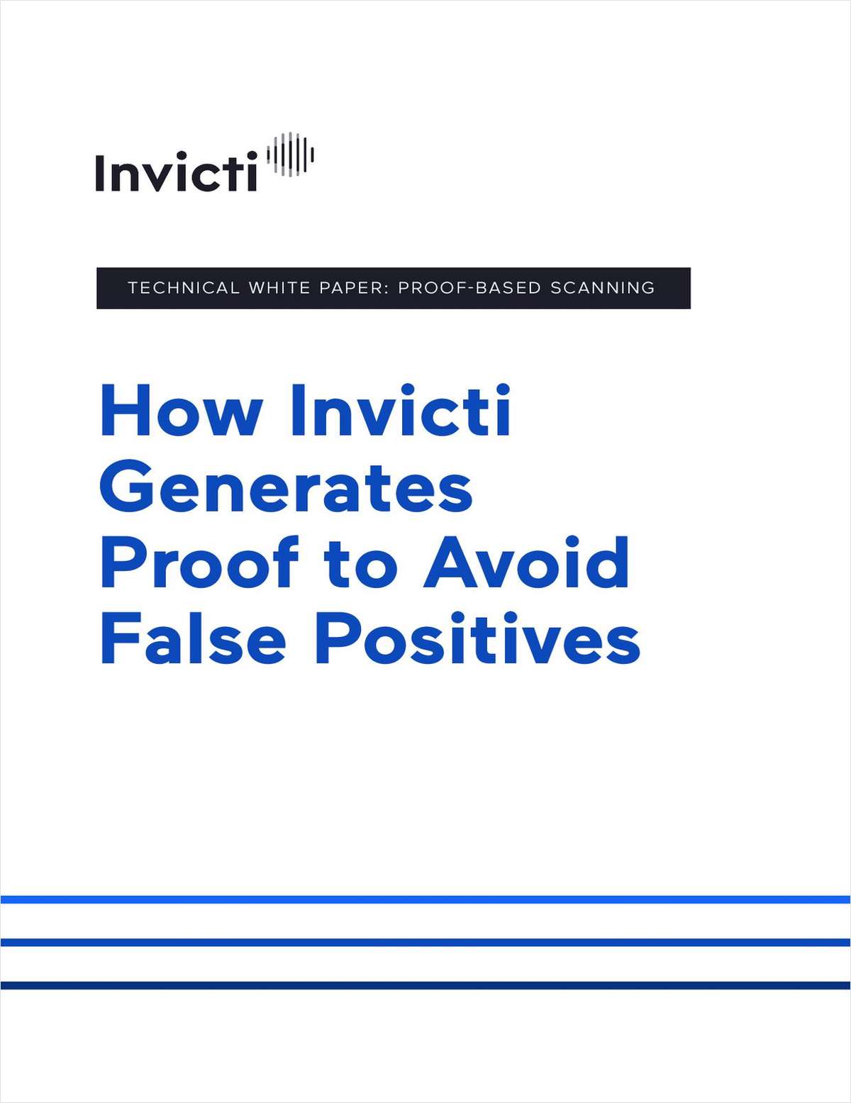 Proof-Based Scanning: No noise, just facts