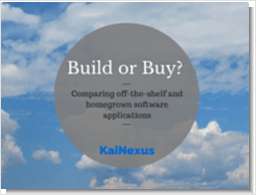 Build or Buy? Comparing Off-The-Shelf and Homegrown Software Applications