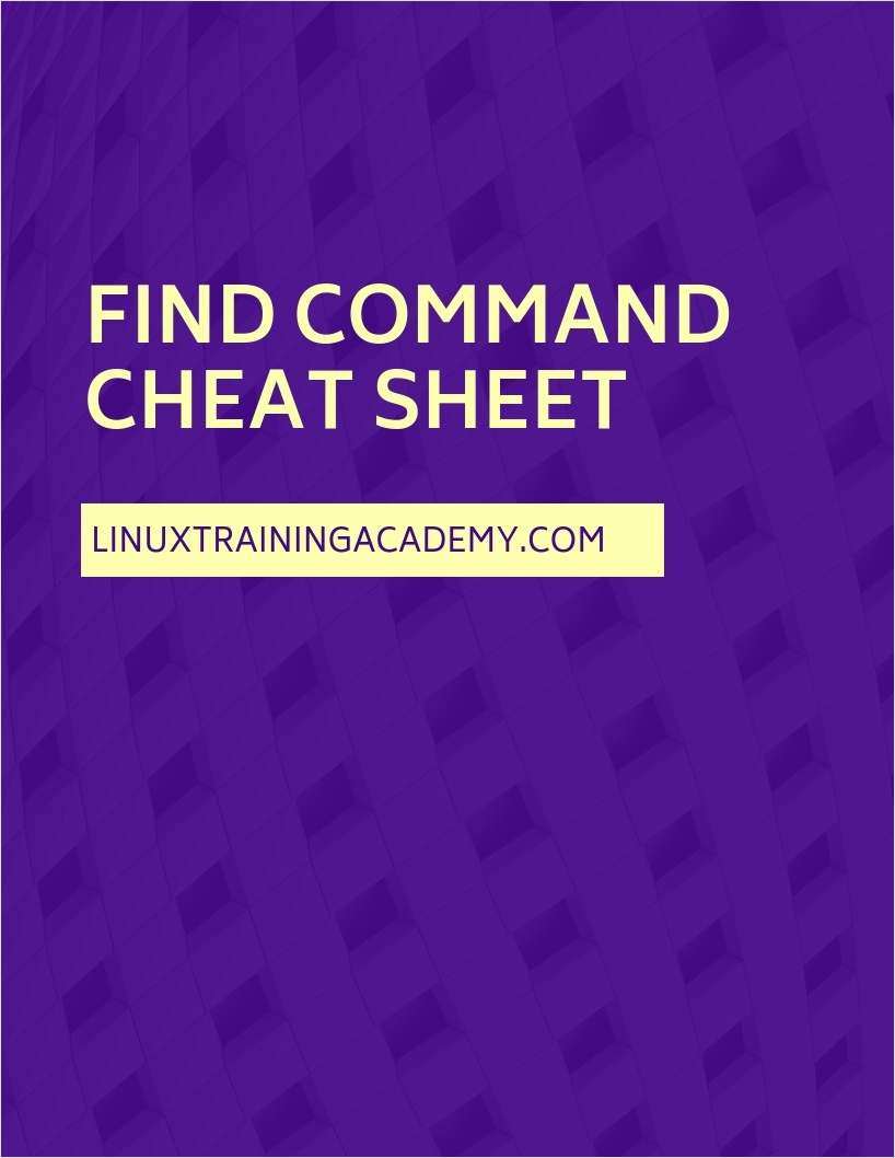 Find Command Cheat Sheet