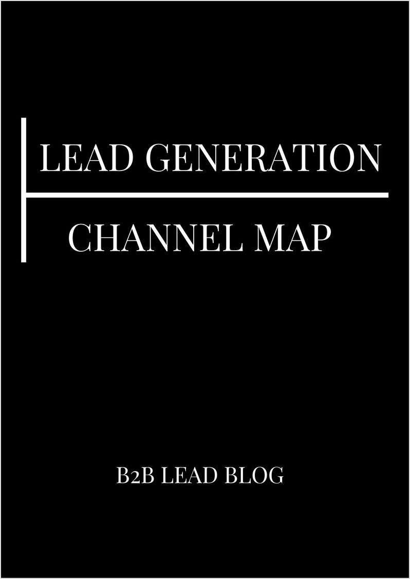 Lead Generation Channel Map