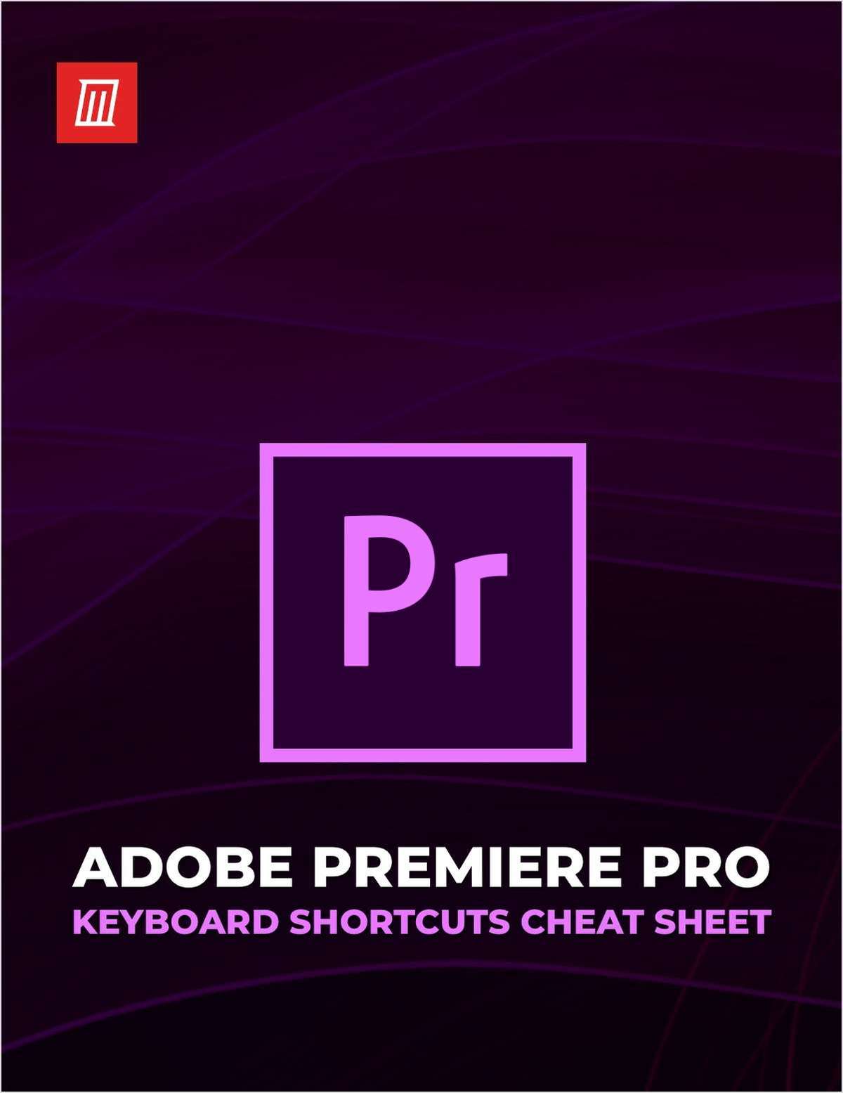 adobe premiere pro 2014 keyboard shortcuts