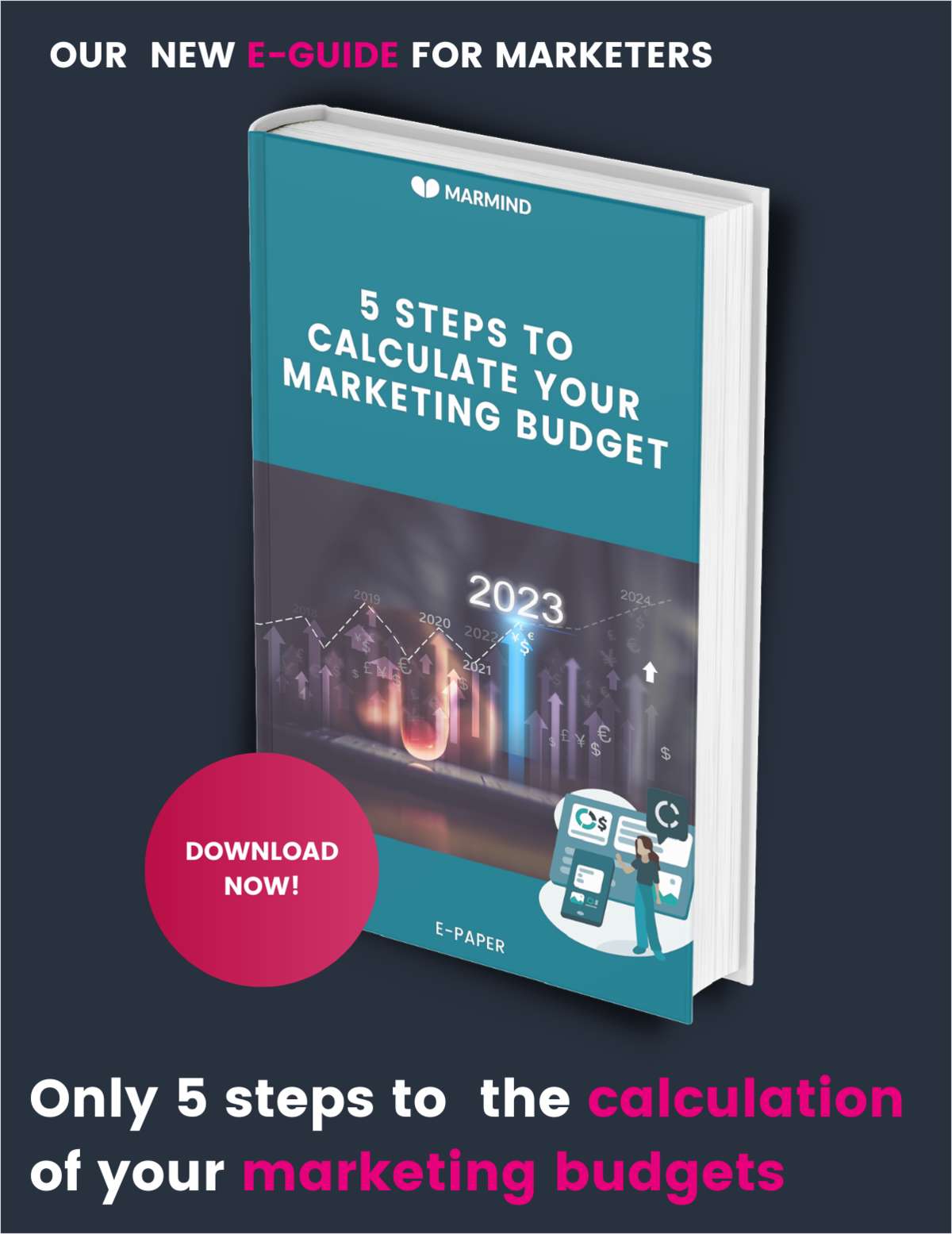 5 STEPS TO  CALCULATE YOUR  MARKETING BUDGET