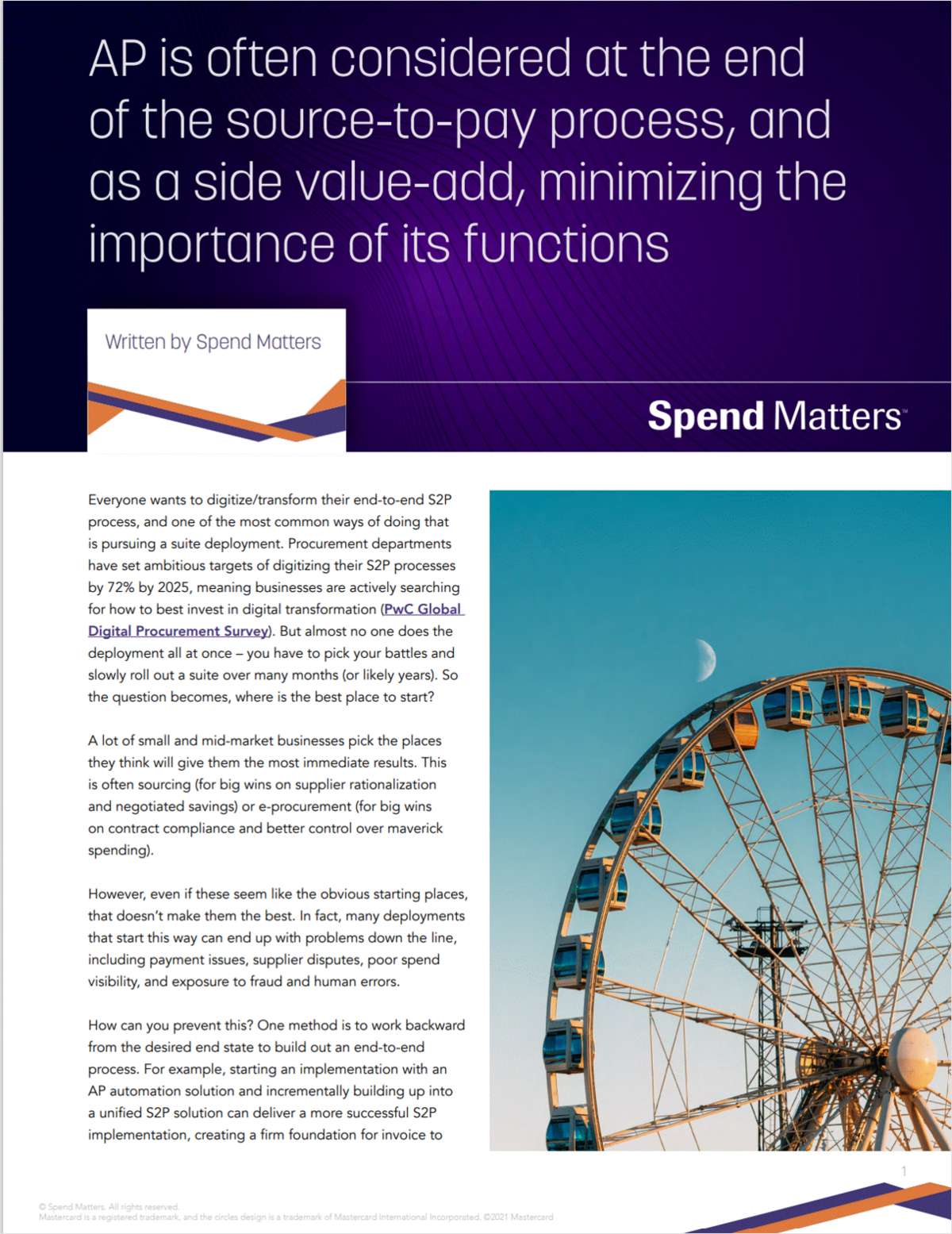 Spend Matters: Set your business up for S2P success by focusing on the end state