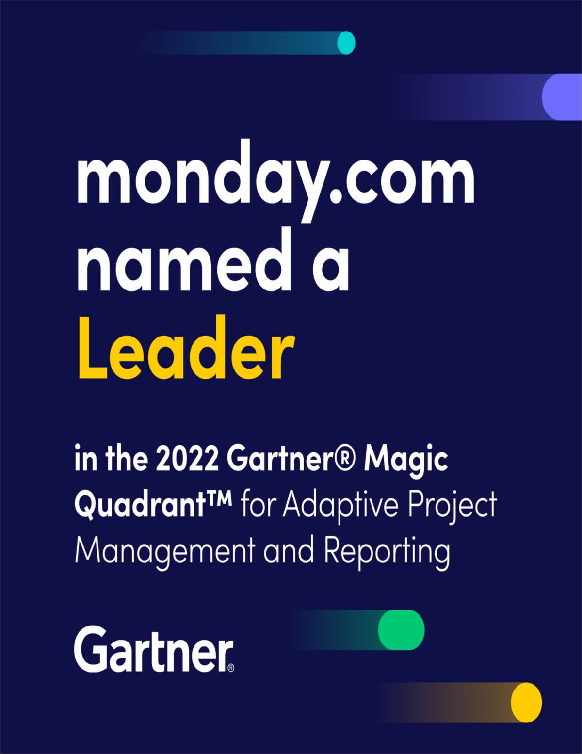 Gartner Report: monday.com is a Magic Quadrant Leader in Adaptive Project Management and Reporting