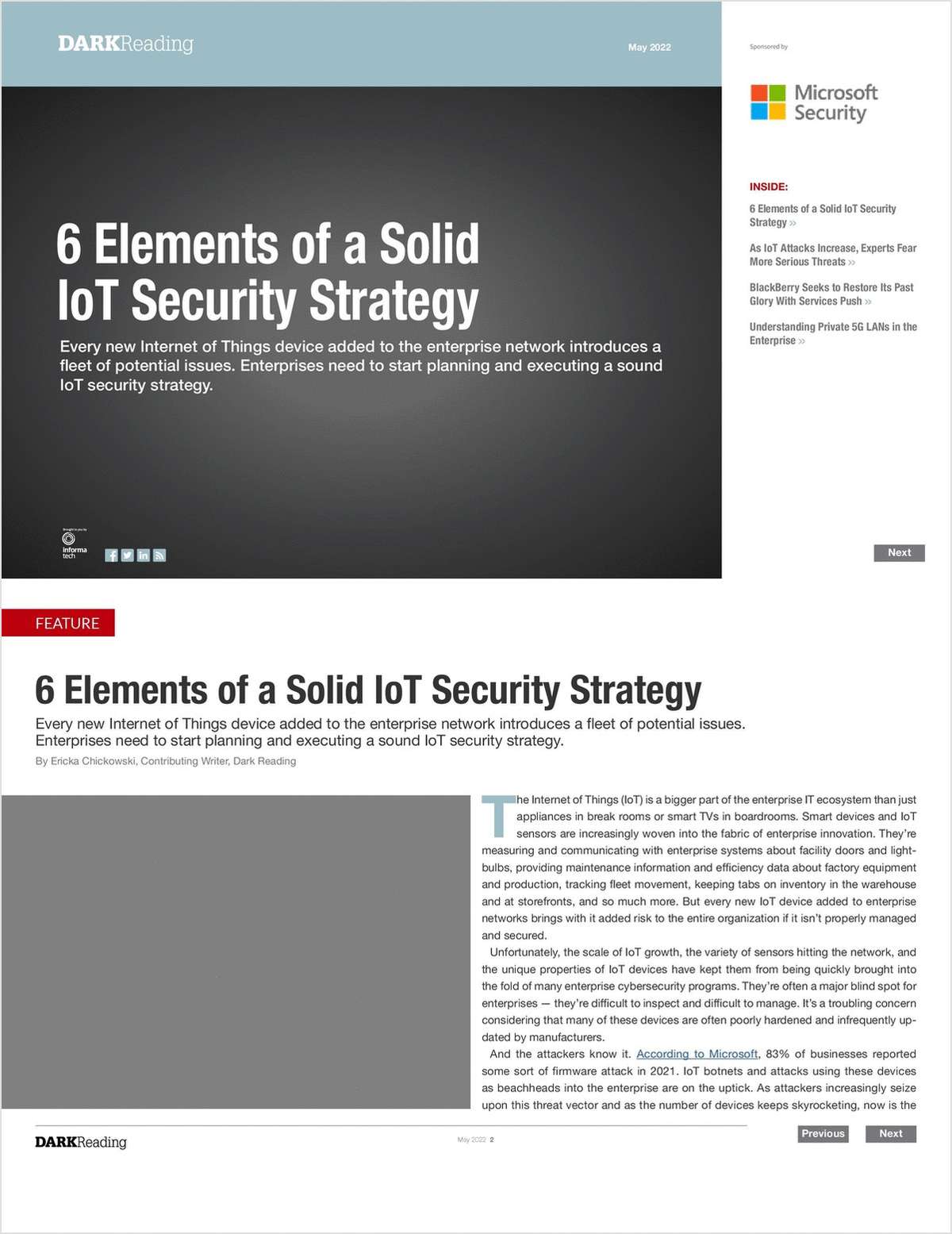 6 Elements of a Solid IoT Security Strategy