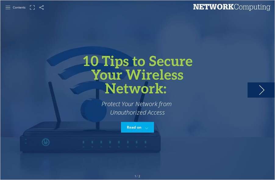 10 Tips to Secure Your Wireless Network, Free Network Computing Best Practices