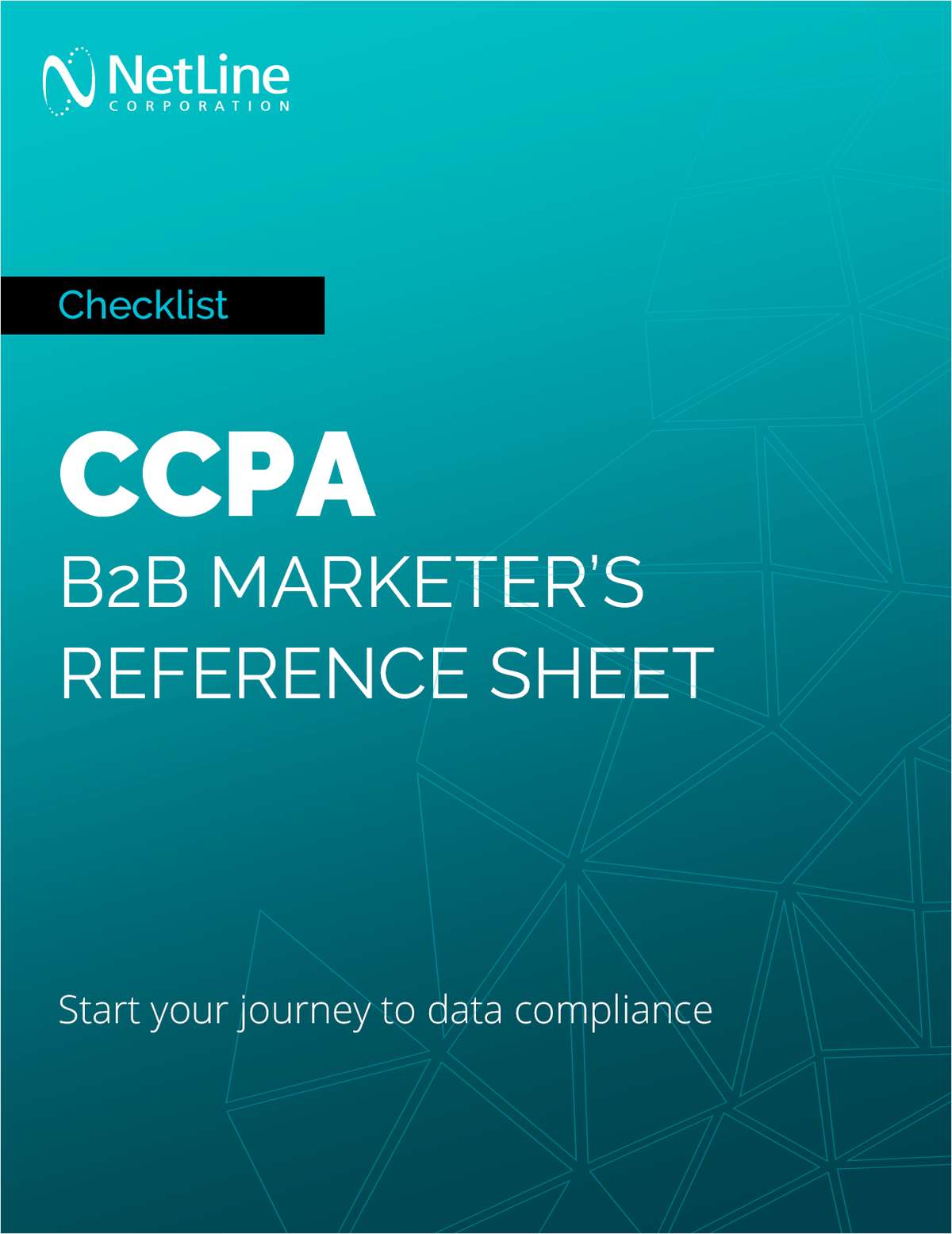 CCPA: B2B Marketer's Reference Sheet