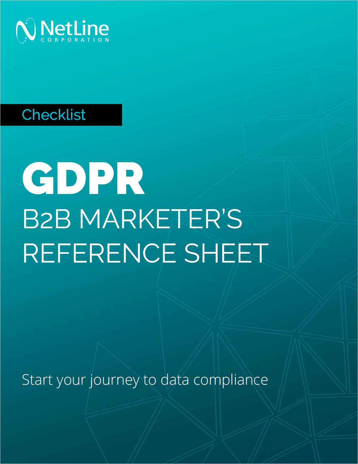 GDPR: B2B Marketer's Reference Sheet